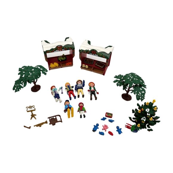 Playmobil Christmas Market 4891 37+ pieces  Parts Vegtable Fruit Figures Toys - Picture 9 of 12